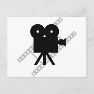 hollywood film cine camera film briefkaart