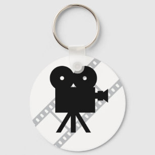 hollywood film cine camera film sleutelhanger