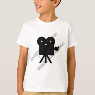 hollywood film cine camera film t-shirt