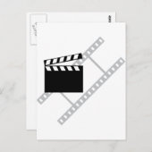 hollywood film clapper briefkaart (Voorkant / Achterkant)