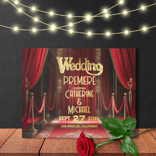 Hollywood-film Red Carpet Premiere Wedding Gastenboek