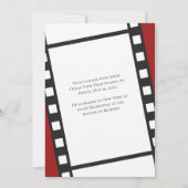 Hollywood Filmstrook Diploma Uitnodiging (Achterkant)