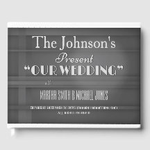 Hollywood-filmtitel Wedding Guest Book