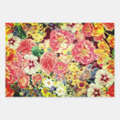 Hollywood Floral Botanical Sampler Inpakpapier Vel (Voorkant)