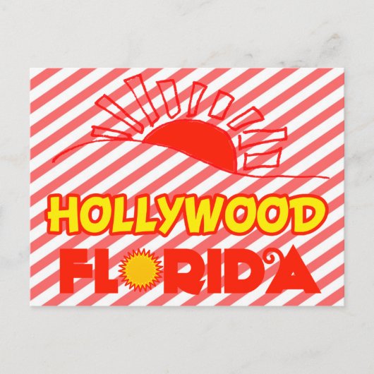 Hollywood, Florida Briefkaart (Voorkant)