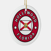 Hollywood Florida Keramisch Ornament (Rechts)