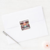 Hollywood Florida Vierkante Sticker (Envelop)