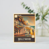 Hollywood, Floride | Carte postale Vintage (Debout devant)