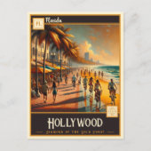 Hollywood, Floride | Carte postale Vintage (Devant)