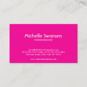 HOLLYWOOD GLAM Carte de visite (Devant)