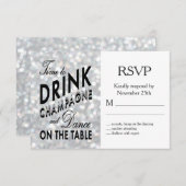 Hollywood Glam RSVP (Devant / Derrière)