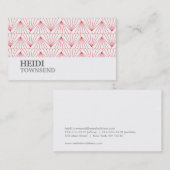 Hollywood Glamor No 4 Carte de visite (Devant / Derrière)