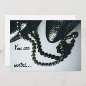 hollywood glamor  uitnodiging (Voorkant / Achterkant)