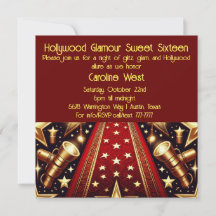 Hollywood Glamour Sweet Sixteen