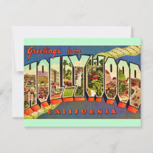 Hollywood Greeting Briefkaart