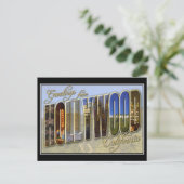 Hollywood Groeten  Briefkaart (Staand voorkant)