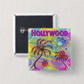 Hollywood Happy en Hope Button (Voorkant /achterkant)