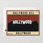 Hollywood Hills Briefkaart (Voorkant / Achterkant)