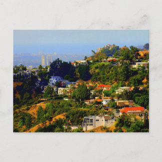 Hollywood Hills, Californië Briefkaart