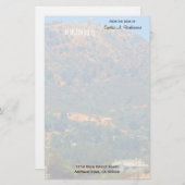 Hollywood Hills Specialized Stationery Briefpapier (Voorkant / Achterkant)