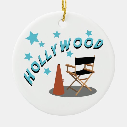Hollywood Keramisch Ornament (Voorkant)