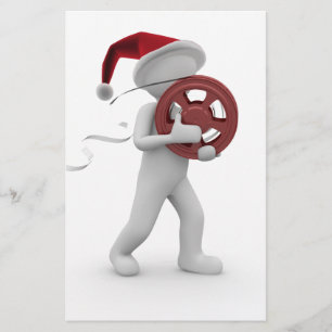 hollywood kerstmis briefpapier