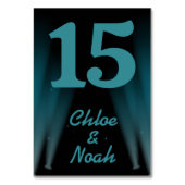 Hollywood Lights Bruiloft Kaart (Voorkant)