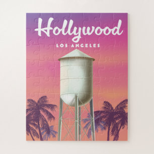 Hollywood Los Angeles Reisposter Legpuzzel