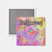 Hollywood Lucky Golden Magnet (Recto/Verso)