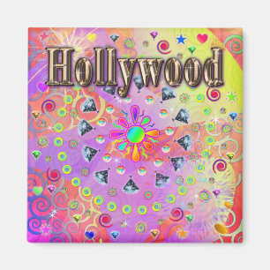 Hollywood Lucky Golden Magnet Magneet
