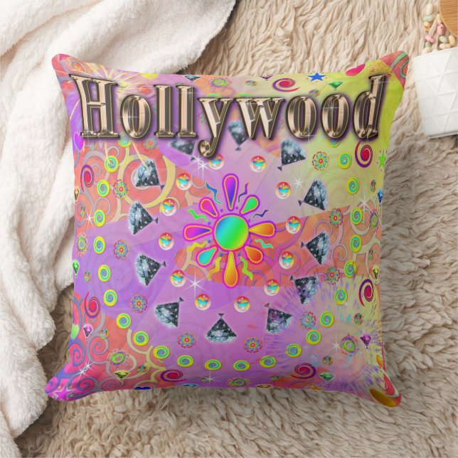 Hollywood Lucky Golden Pillow Kussen (Deken)