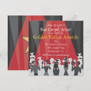 Hollywood Movie Award voor Party Invitation Kaart