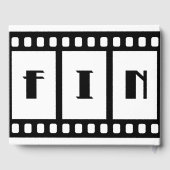 Hollywood Movie Clapboard Mariage livre d'invité (Verso)