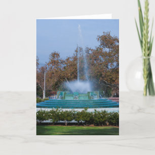 Hollywood Mulholland Memorial Fountain Feestdagen Kaart