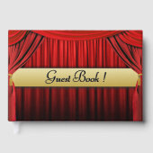 Hollywood Party Guest Book Information Spine Gastenboek (Voorkant)