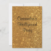 Hollywood Party, Hollywood Birthday Invitation (Dos)