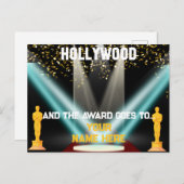 Hollywood Persoonlijk Briefkaart (Voorkant / Achterkant)