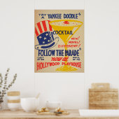 Hollywood Playhouse Vintage Poster (Cuisine)