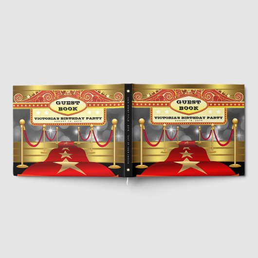 Hollywood Red Carpet Anniversaire de la fête Livre (Complet)