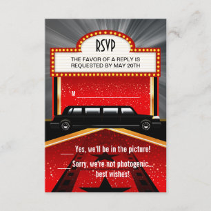 Hollywood Red Carpet RSVP Kaartje