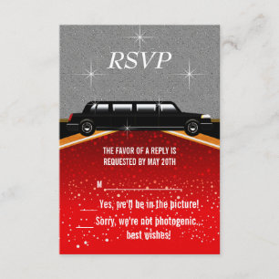 Hollywood Red Carpet RSVP Sjabloon