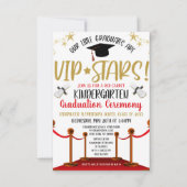 Hollywood Red Carpet thème Graduation Invitation (Devant)
