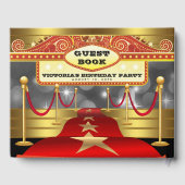 Hollywood Red Carpet verjaardagsfeestje gastenboek (Achterkant)