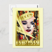 Hollywood Retro Style Briefkaart (Voorkant / Achterkant)