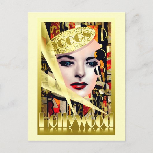 Hollywood Retro Style Briefkaart (Voorkant)