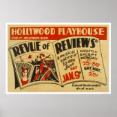 Hollywood Revue Musical 1937 WPA Poster (Voorkant)