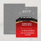 Hollywood Rode Loper Uitnodiging Template (Voorkant / Achterkant)