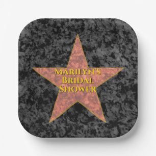 Hollywood Star Papieren Bordje