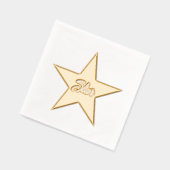 Hollywood star personnalisation feuille d'or servi (Gauche)