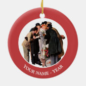 Hollywood Starlet Keramisch Ornament (Achterkant)